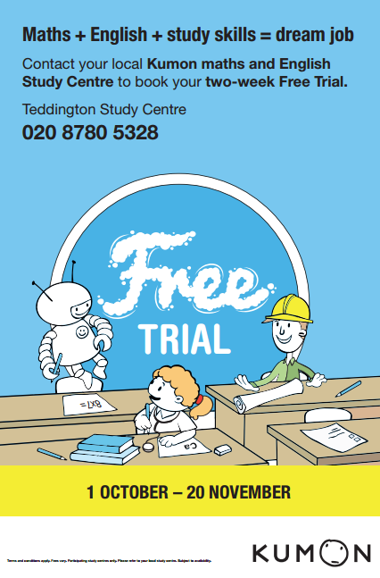 Free maths and English - kumon