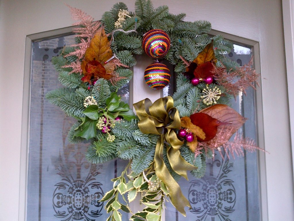 Christmas Door Wreath Making